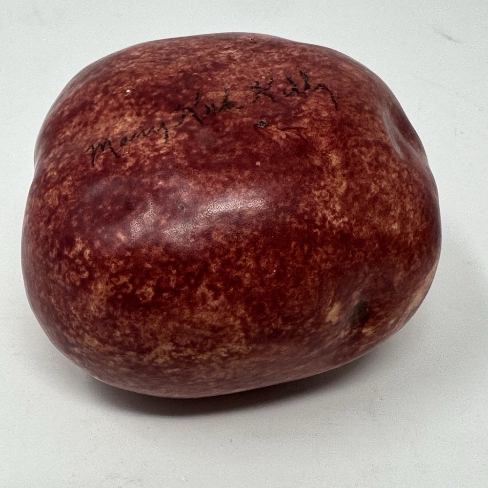 Mary Kirk Kelly Ceramic Sculptures Red Potato Signed - Picture 2 of 9